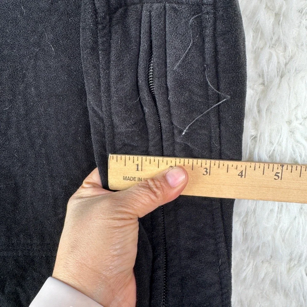 Lovesac‎ Sactionals Cover Black Padded Velvet Suede Replacement 36X21X3